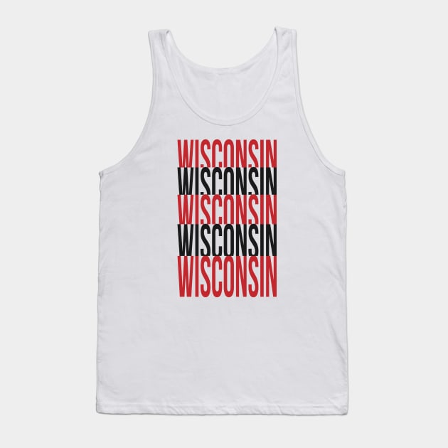 Wisconsin x 5 Tank Top by ShayliKipnis